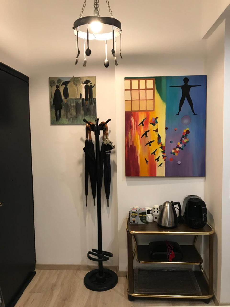 Apartmán Artistic Designer Flat Atény Exteriér fotografie